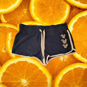 Vintage Black and Tan Micky Mouse Shorts‎ 98 Size Large